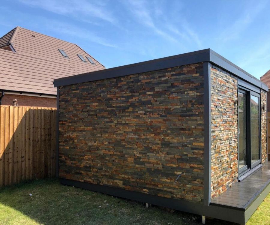 Multi Colour Slate Composite Stone Cladding