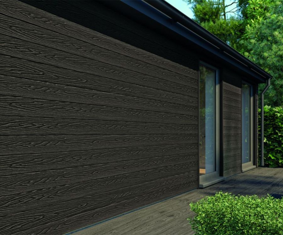 Coffee Woodgrain Composite Cladding